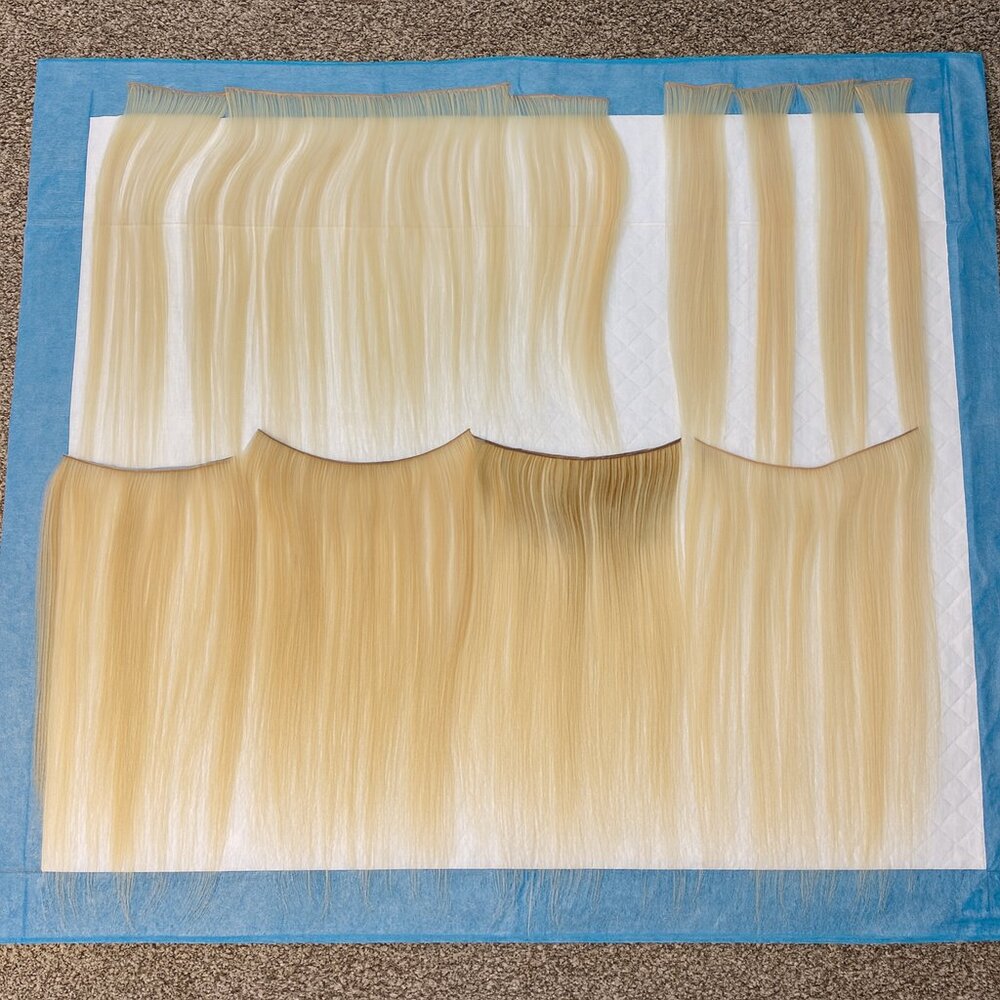 ✨ Pre-owned Remy Human Hair Extensions – Blonde, 14” ✨